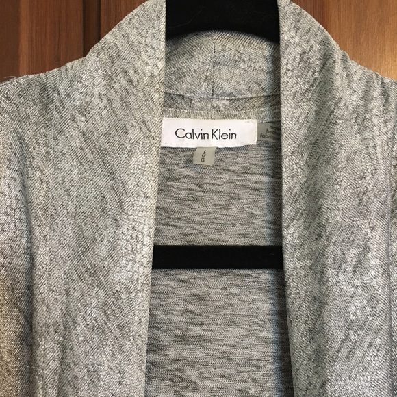 Calvin Klein Waterfall Cardigan Sweater - size L - Picture 2 of 4